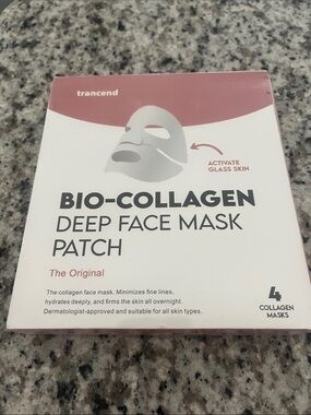 4 pk Bio-Collagen Deep Face Mask Patch - Pink